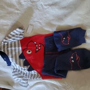 Quacker Jack 18 month size Boy Dinosaur Outfit